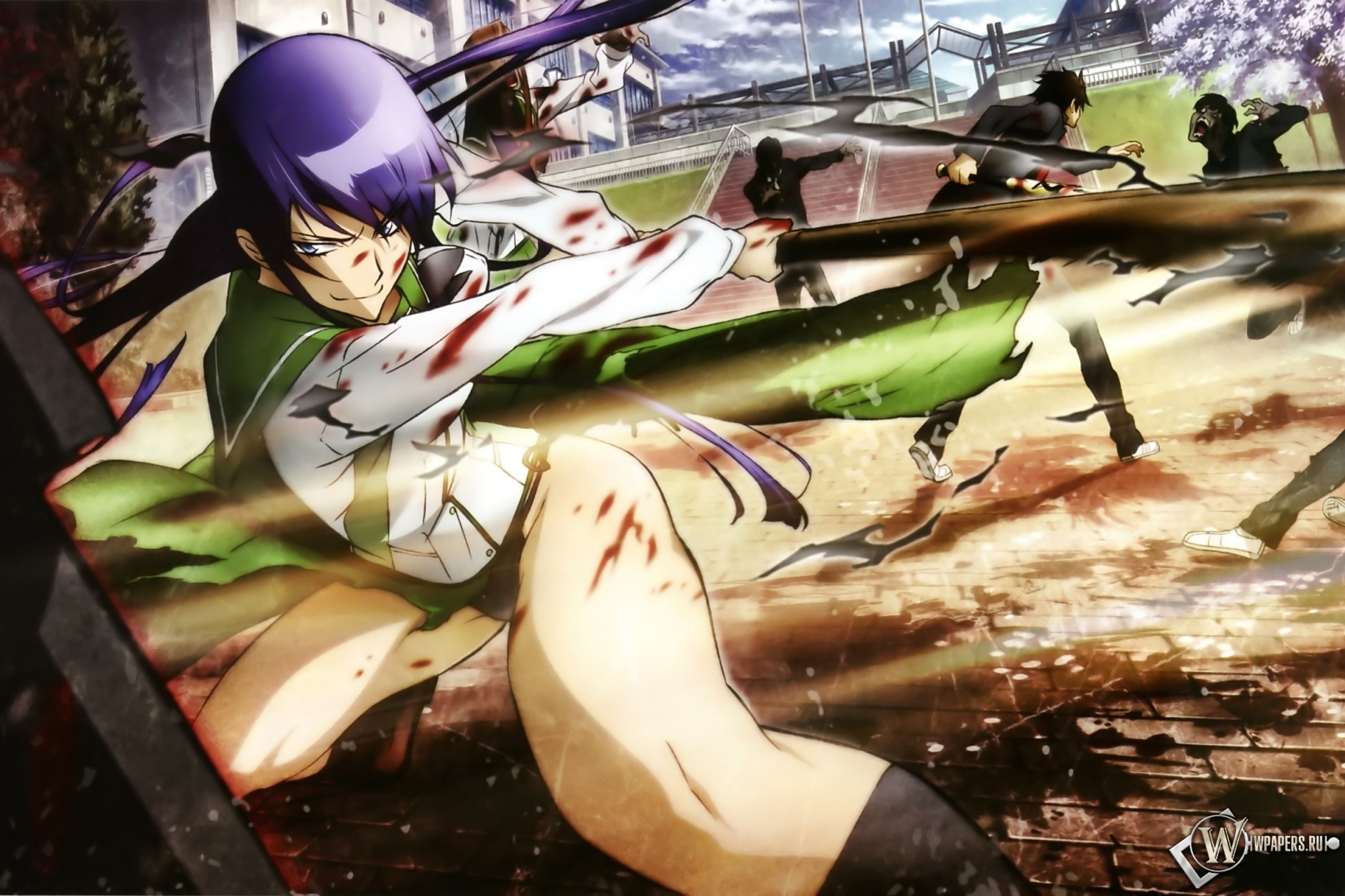 High school of the dead 1920x1280