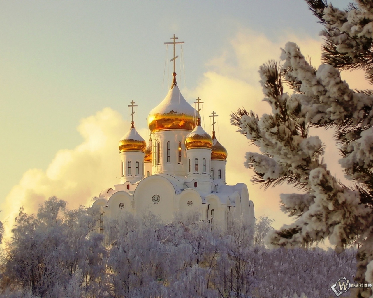 Православный храм 1280x1024