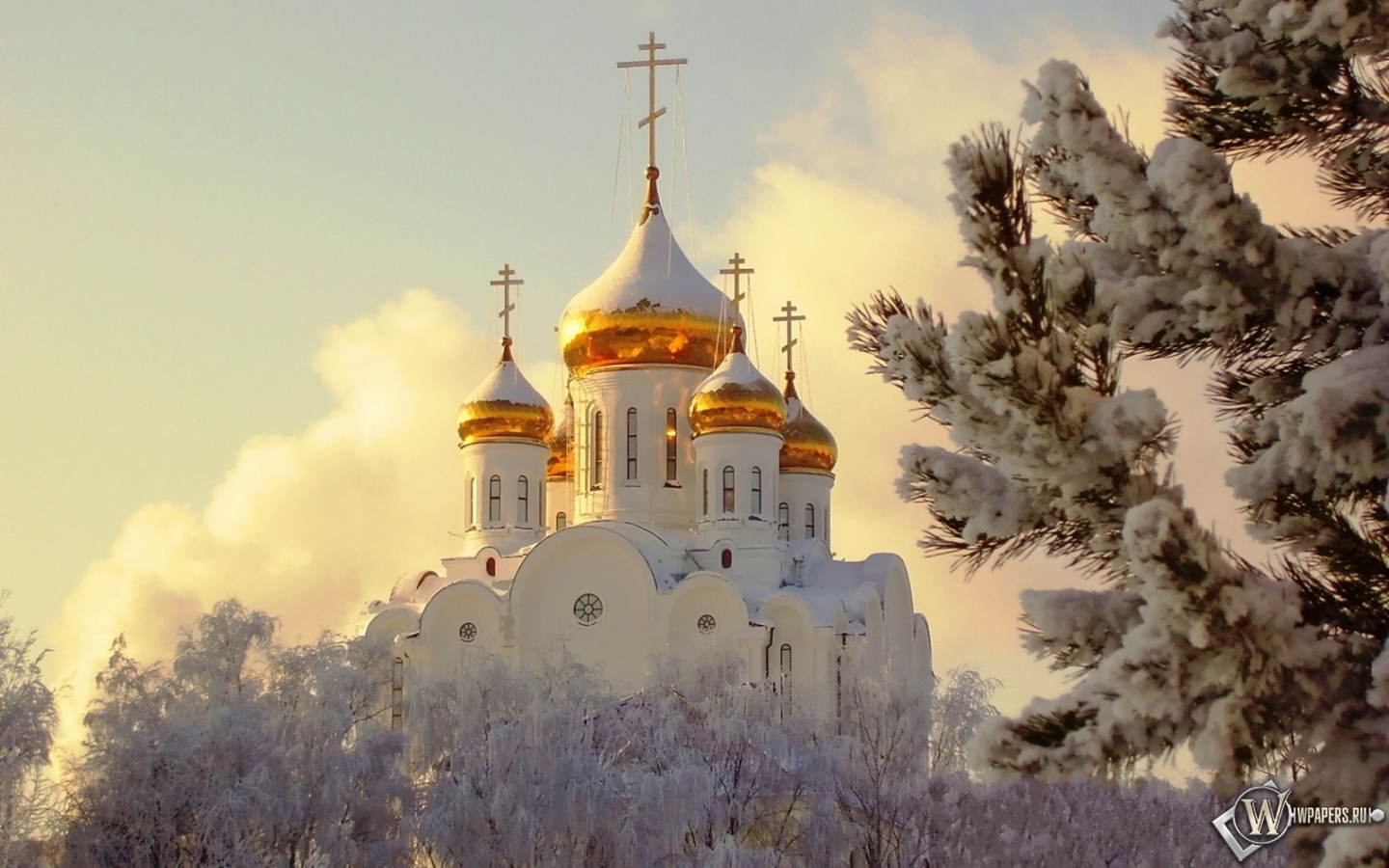Православный храм 1440x900
