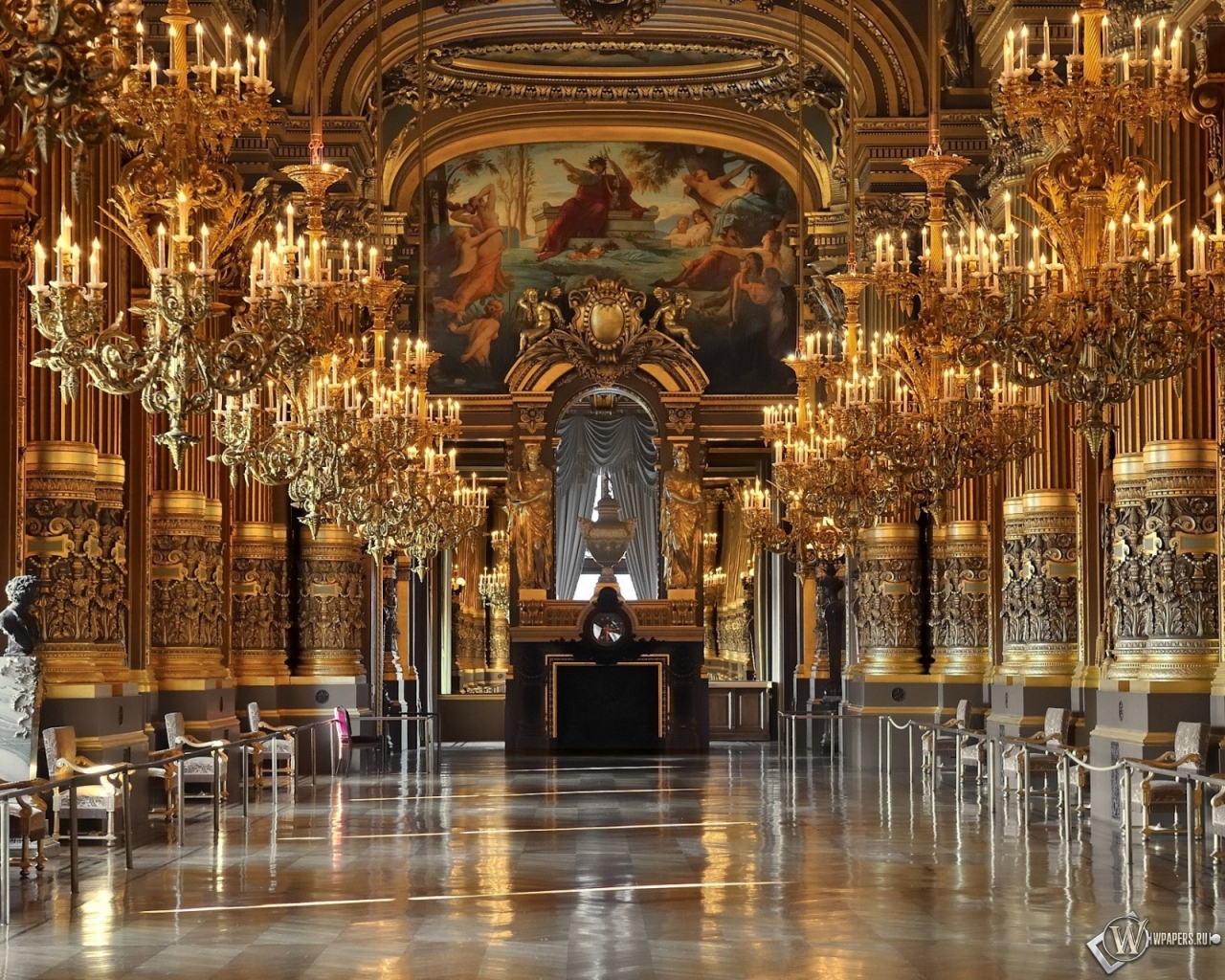 Опера Гарнье в Париже 1280x1024