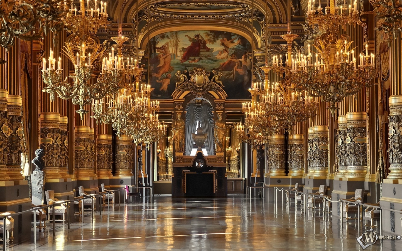Опера Гарнье в Париже 1280x800