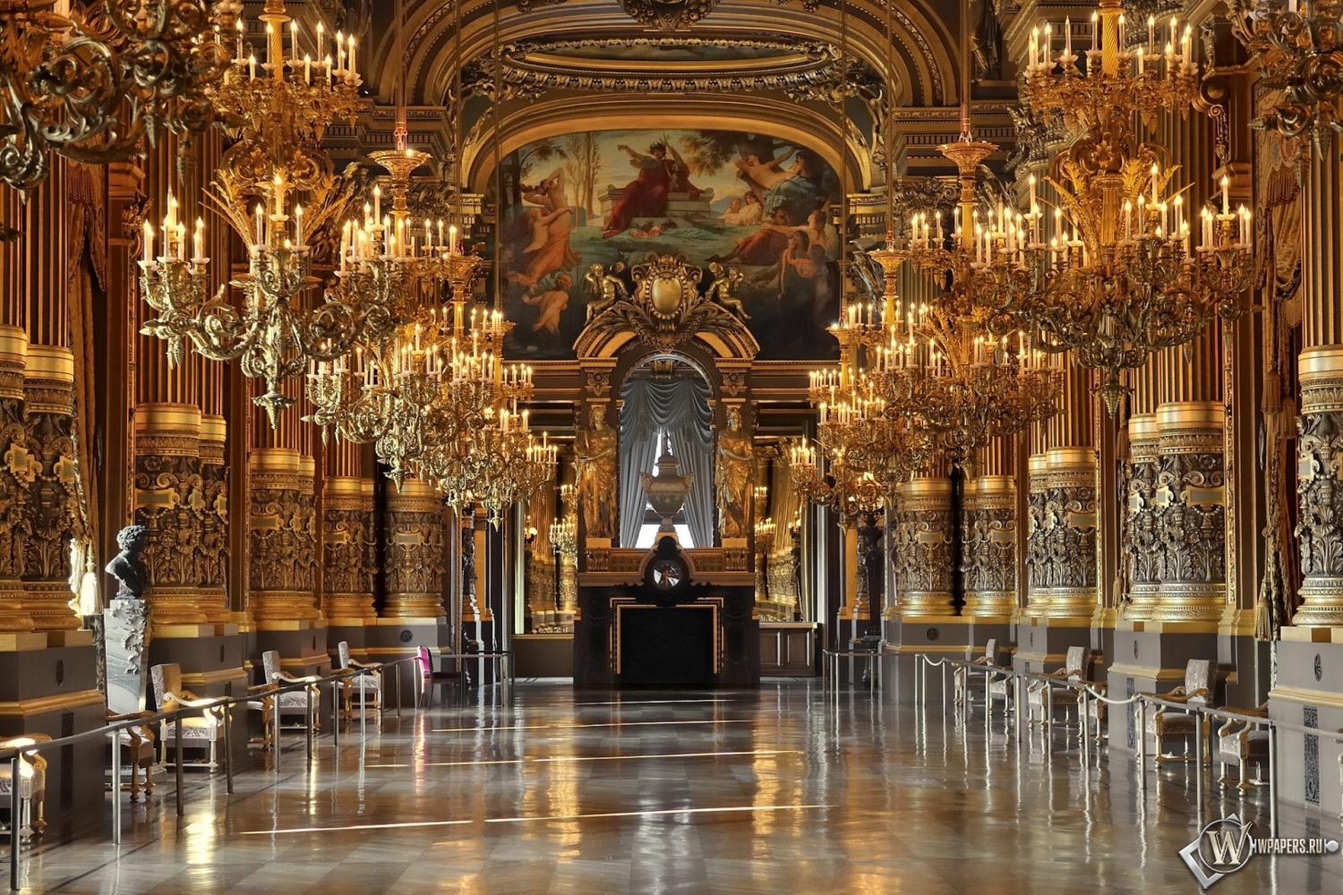 Опера Гарнье в Париже 1500x1000