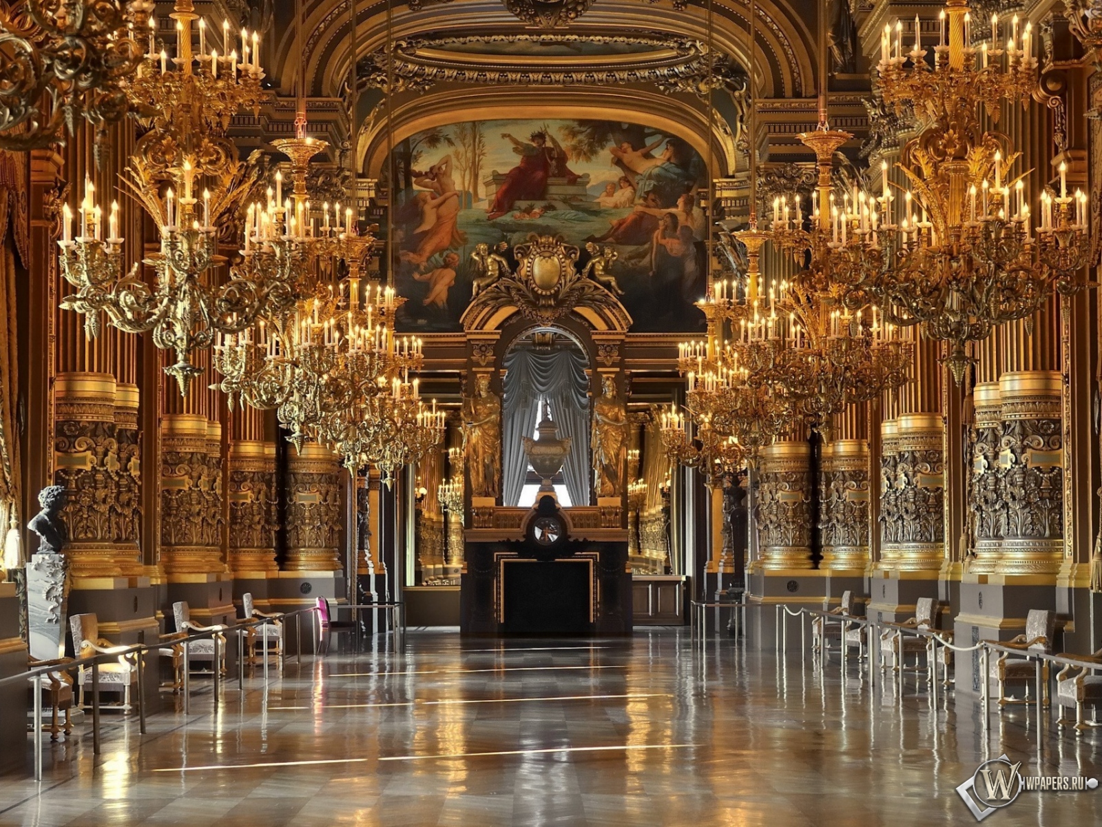Опера Гарнье в Париже 1600x1200