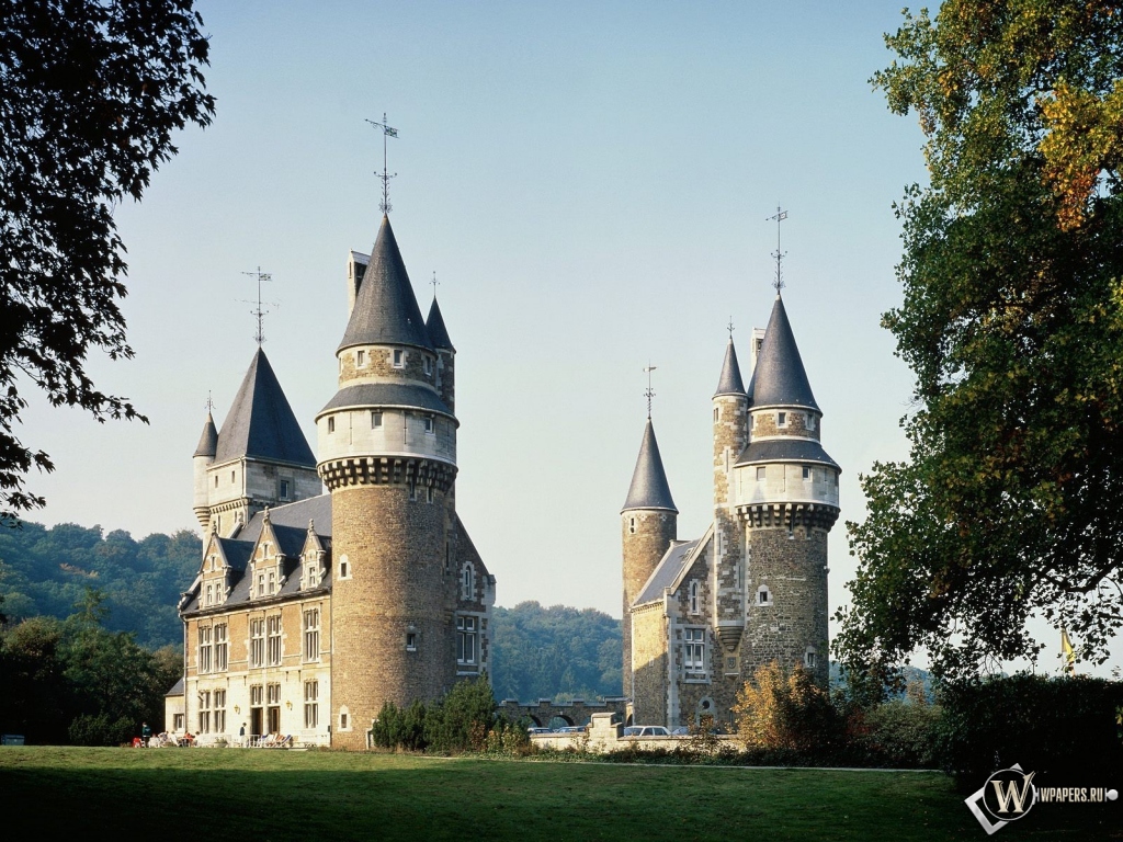 Замок в Бельгии 1024x768