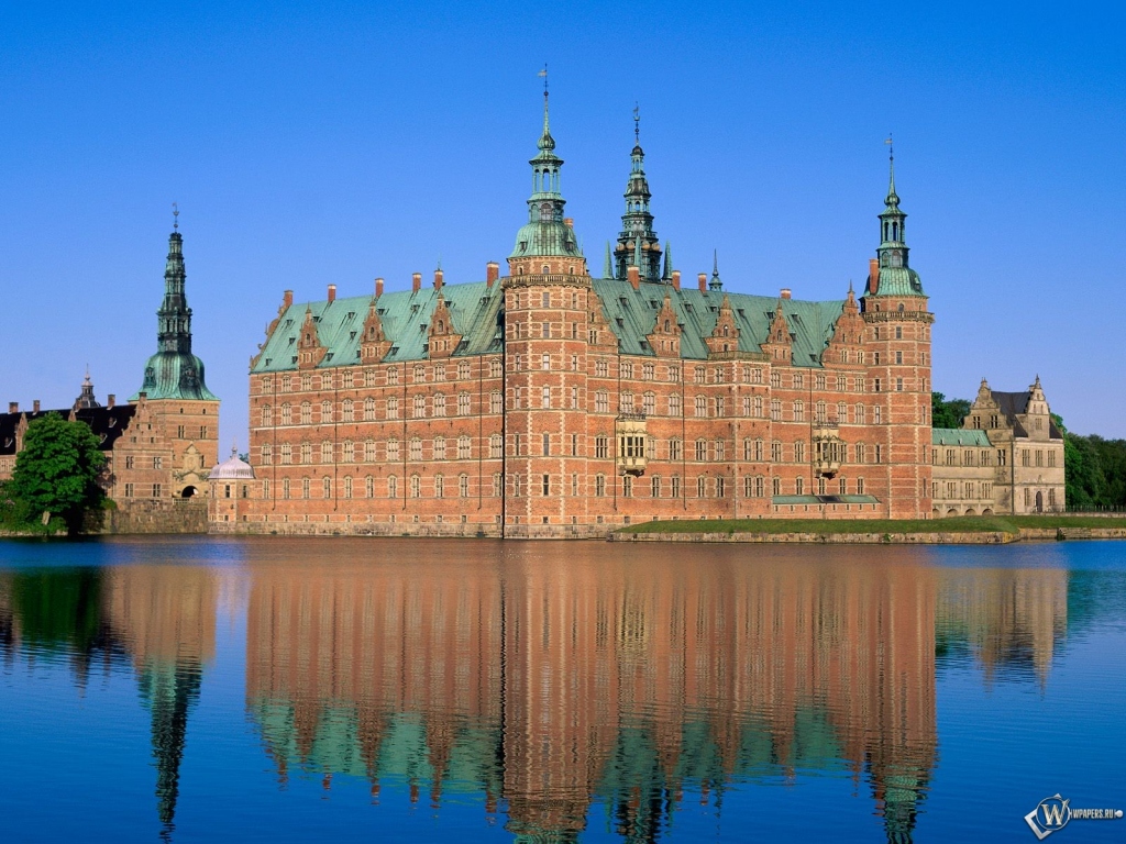 Замок Фредериксборг, Дания 1024x768