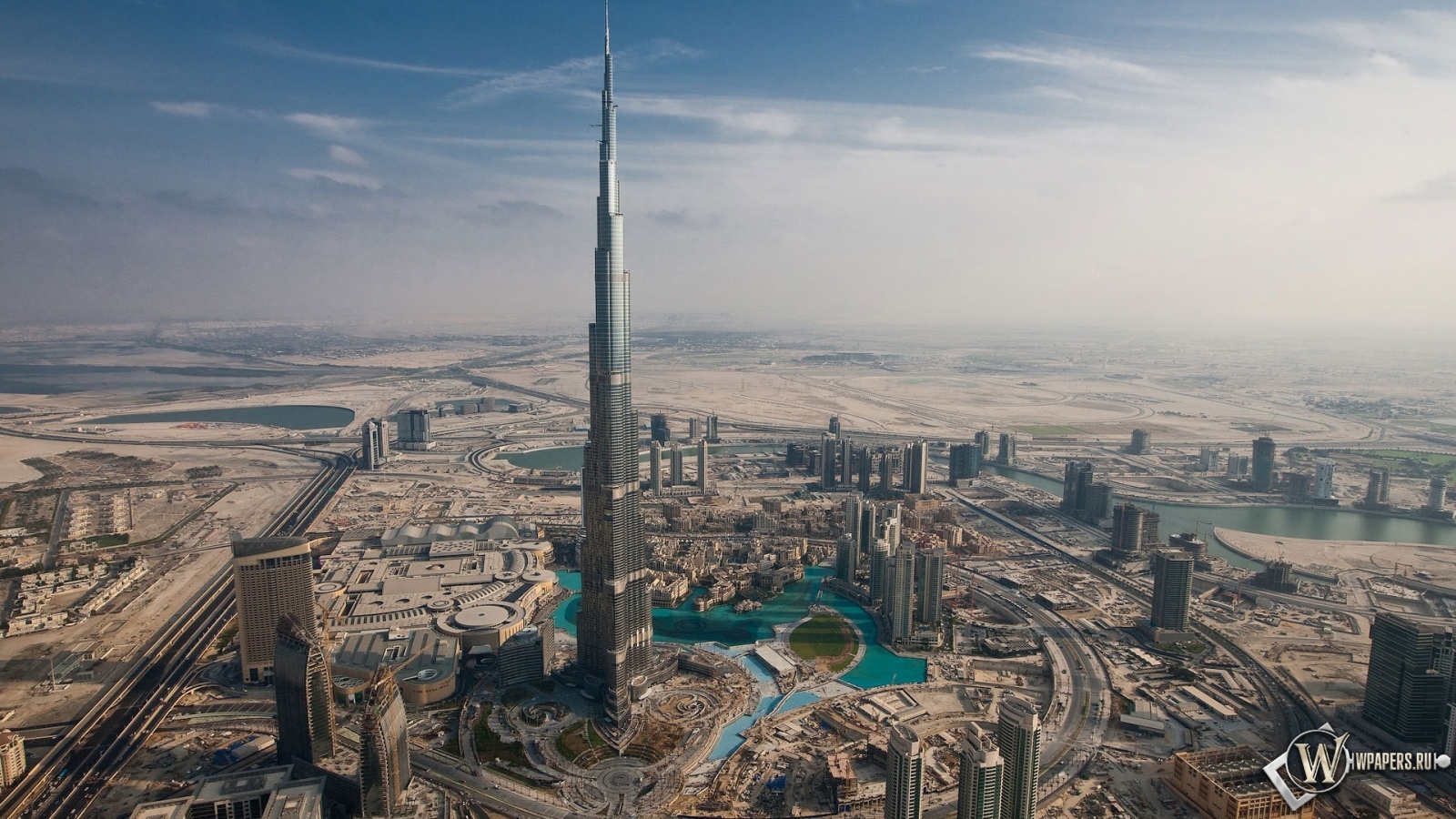 Небоскреб Burge Dubai 1600x900