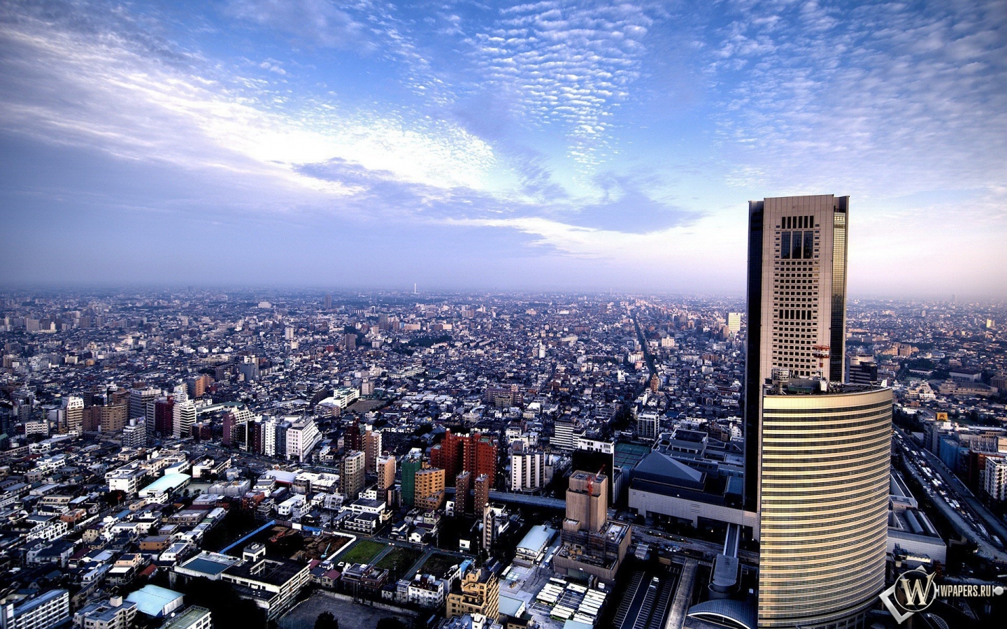 Панорамный вид на город 1440x900