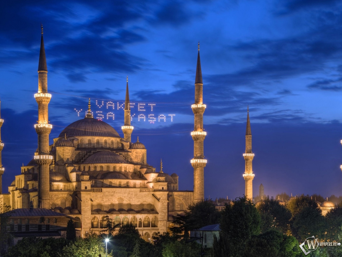 Мечеть Султана Ахмета в Стамбуле 1152x864