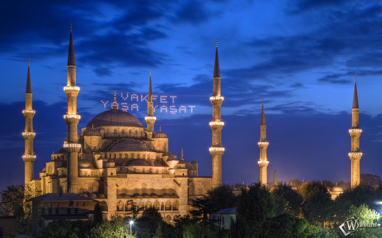 Мечеть Султана Ахмета в Стамбуле 1280x800