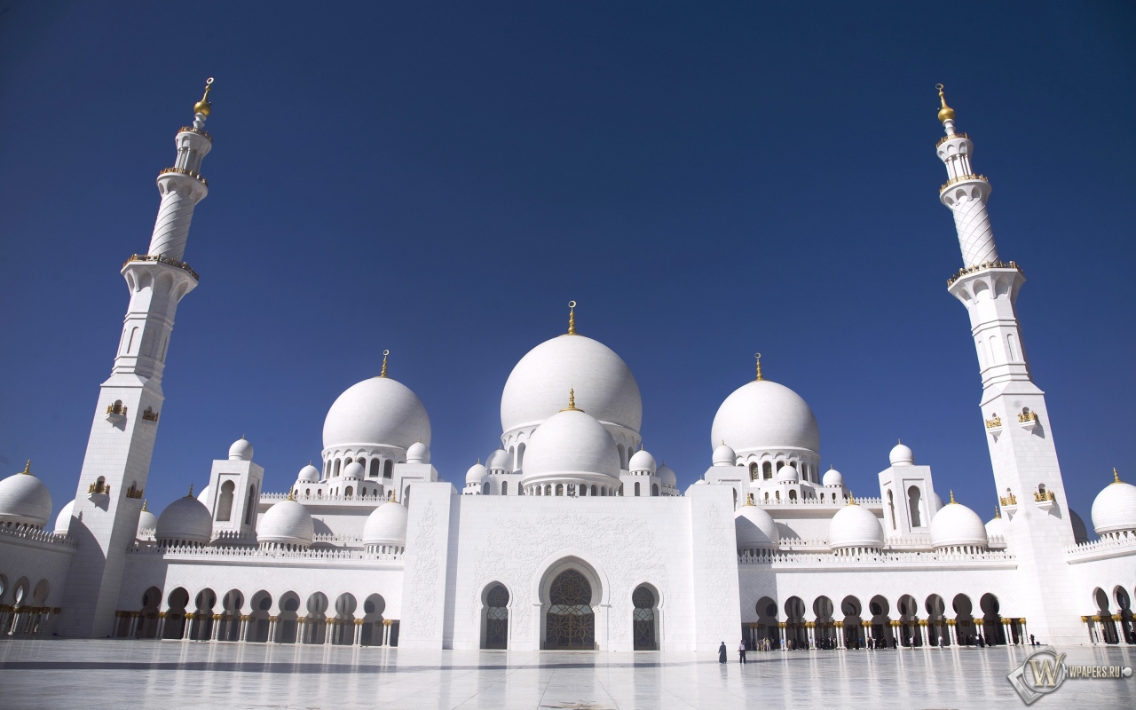 Мечеть шейха Заида в Абу-Даби 1280x800