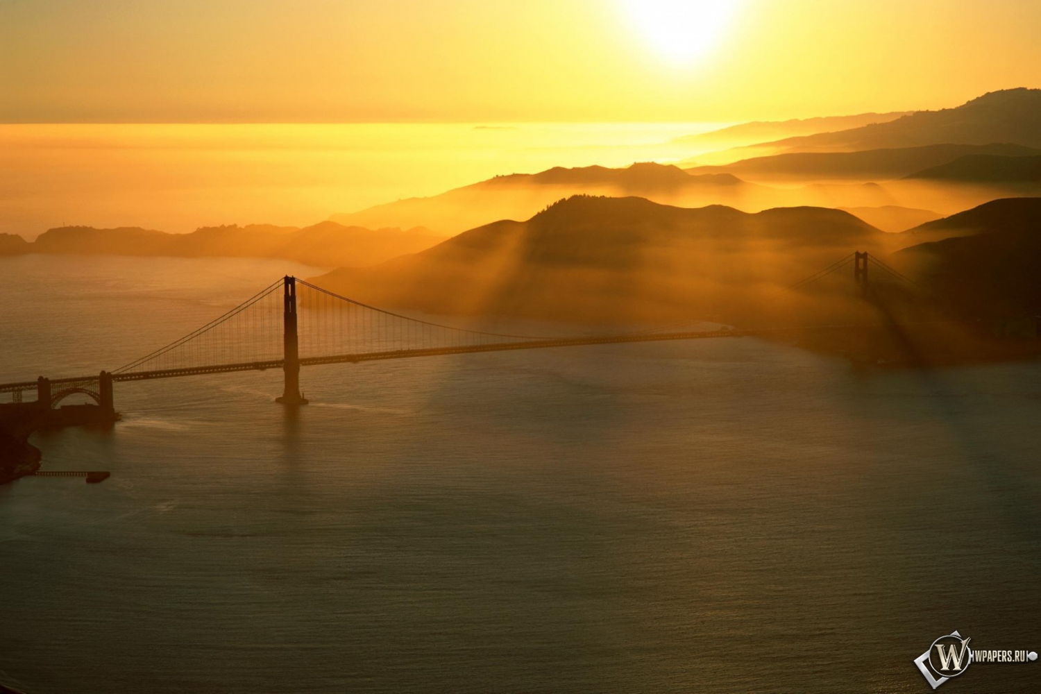Мост Золотые ворота в Сан-Франциско 1500x1000