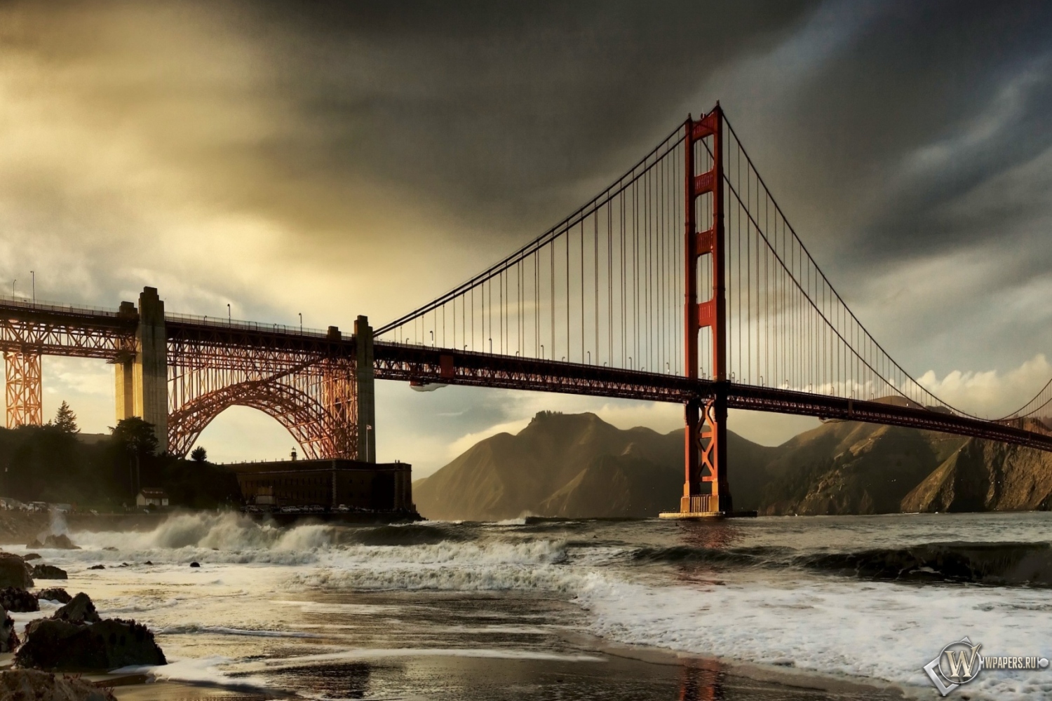 Мост Золотые ворота Сан-Франциско 1500x1000