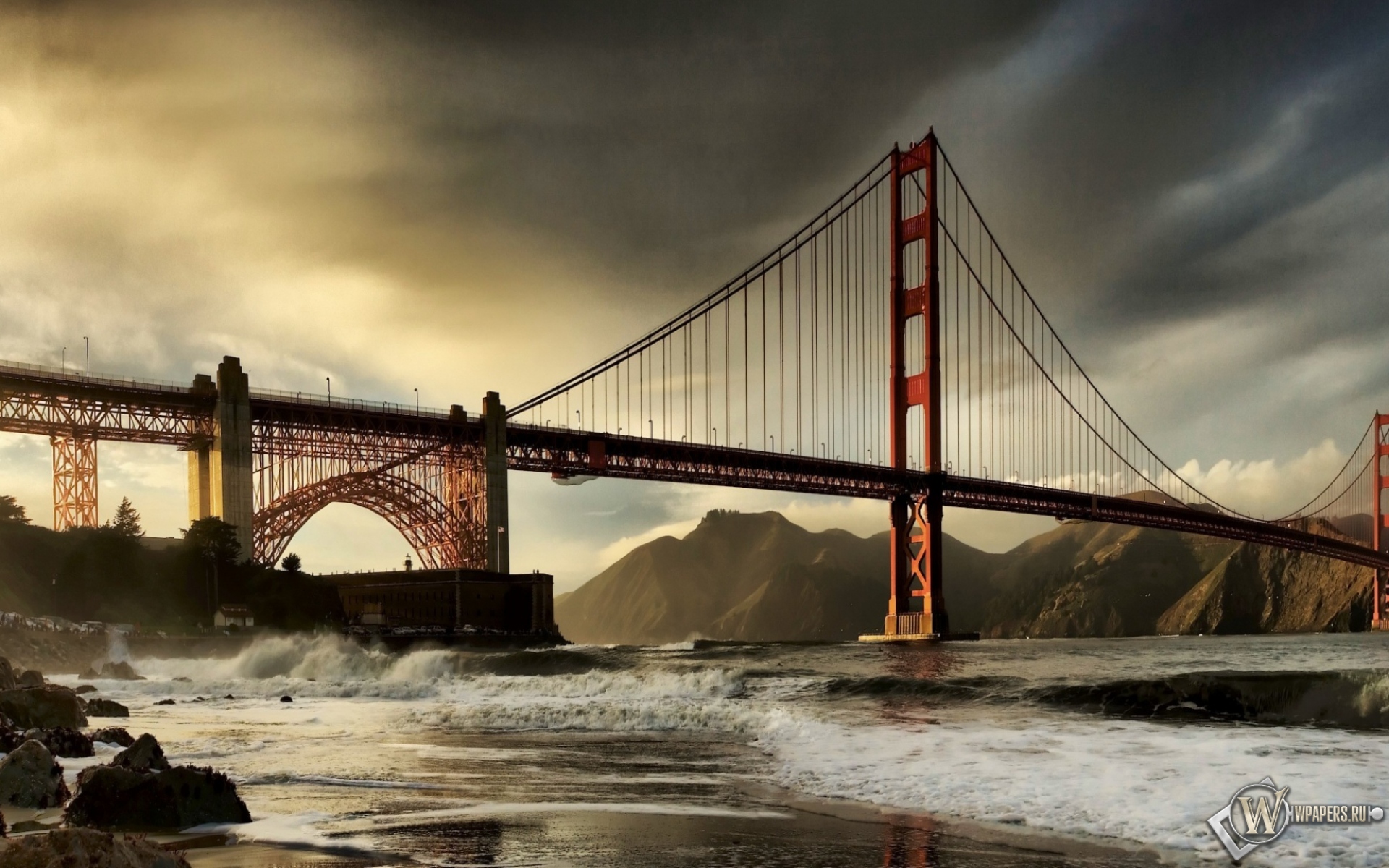 Мост Золотые ворота Сан-Франциско 1920x1200