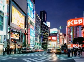 Обои Токио Япония: Вечер, Япония, Токио, Города