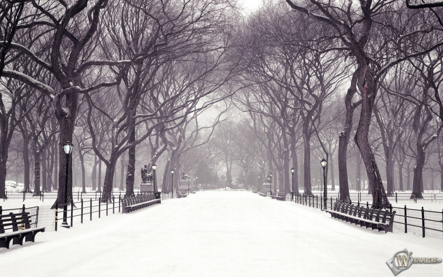 Центральный парк Нью-Йорк 1440x900