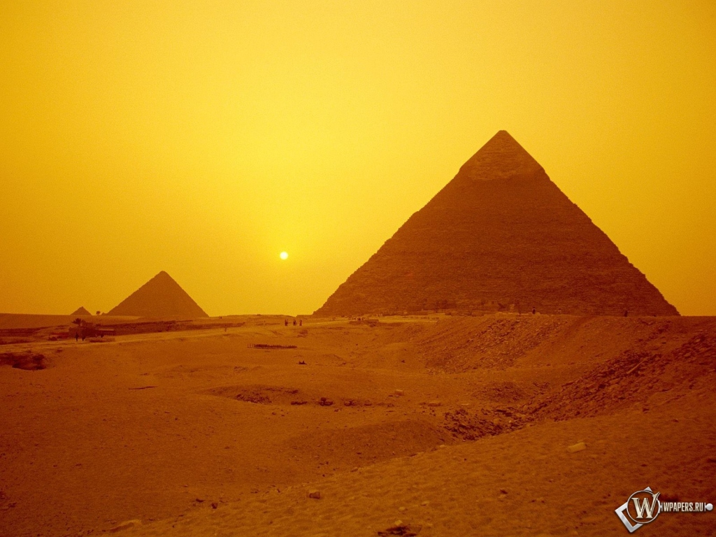 Пирамиды в Гизе 1024x768