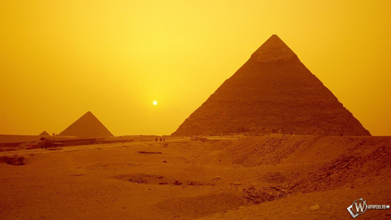 Пирамиды в Гизе 1280x720