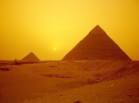 Обои Пирамиды в Гизе: Город, Египет, Гиза, Пирамиды, Города