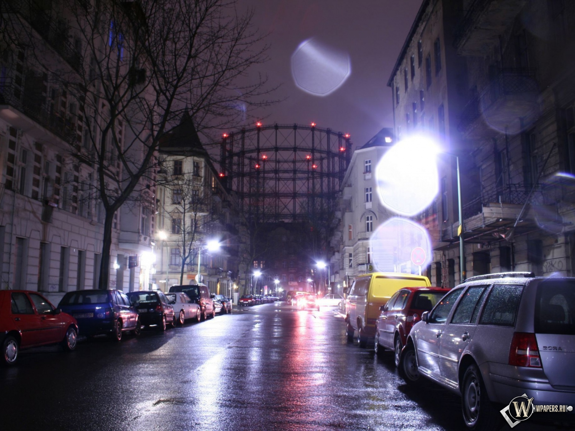 Ночь дождь улица фото