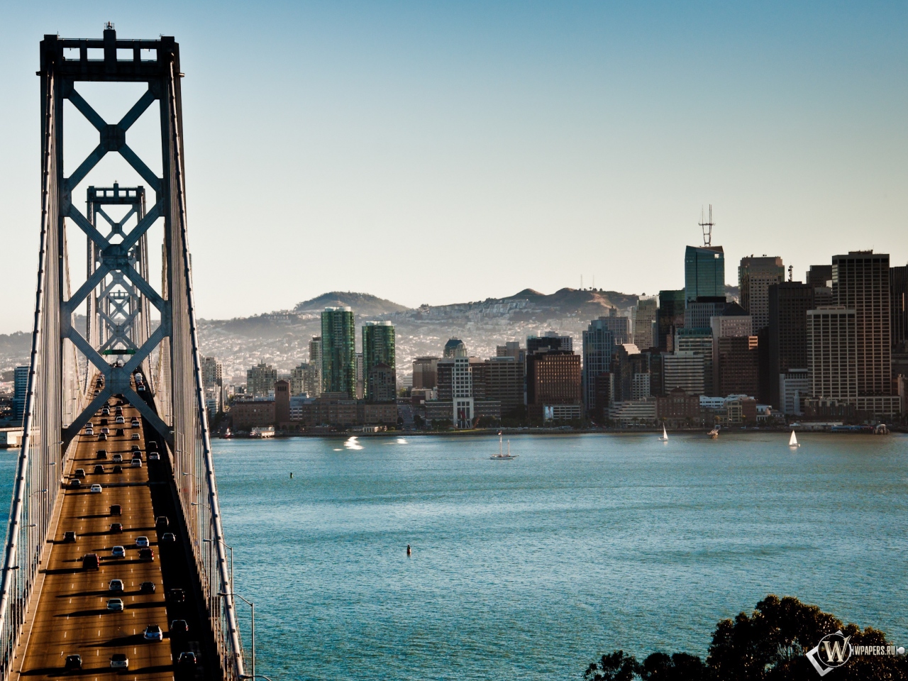 The Bay Bridge Сан-Франциско Калифорния 1280x960