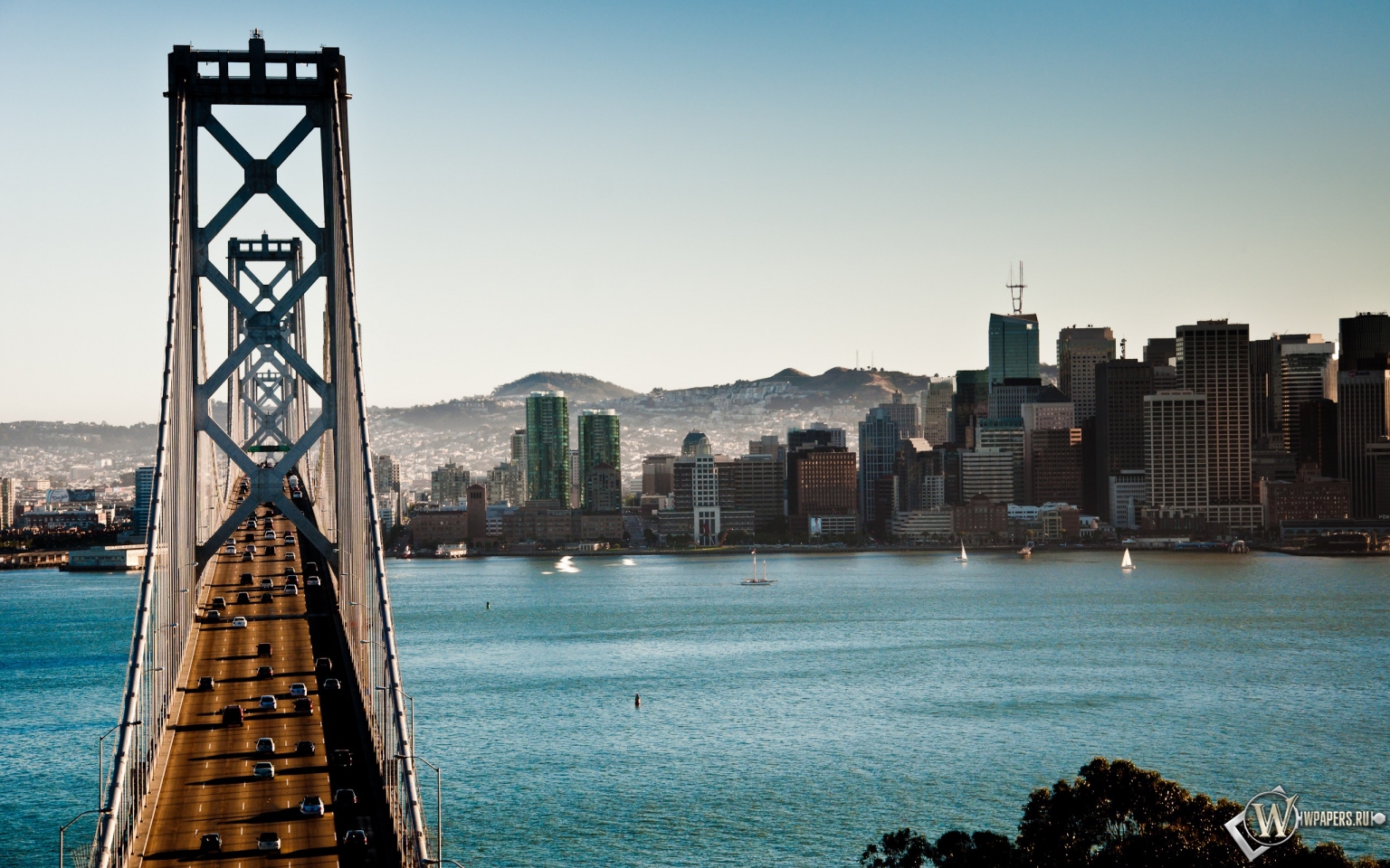 The Bay Bridge Сан-Франциско Калифорния 1536x960