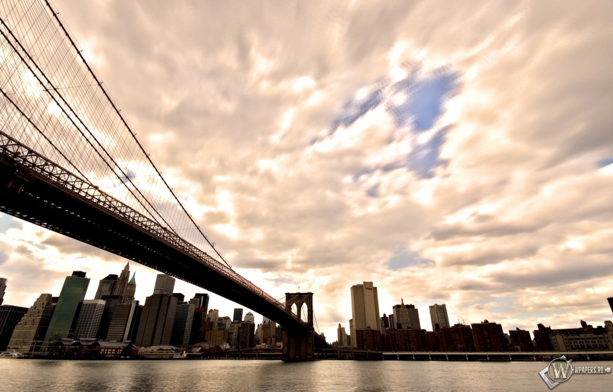 Бруклинский мост Нью-Йорк 1200x768
