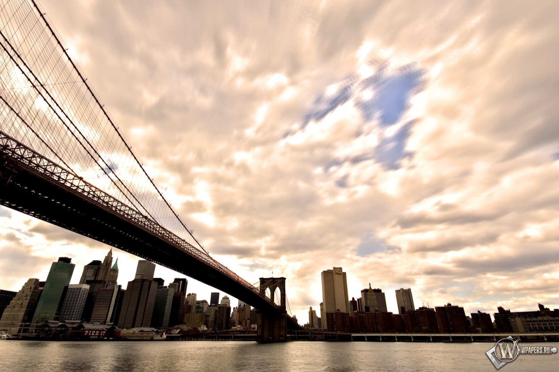 Бруклинский мост Нью-Йорк 1920x1280