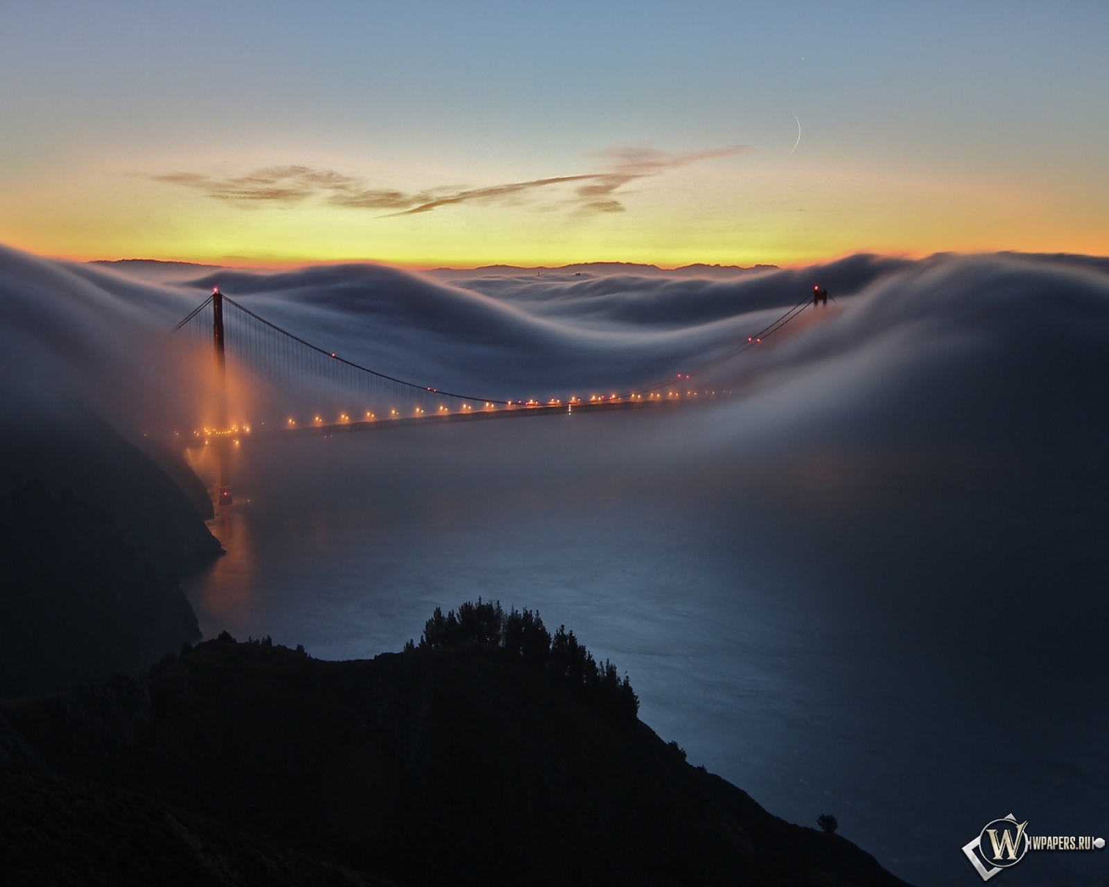 Мост Золотые ворота Сан-Франциско 1600x1280