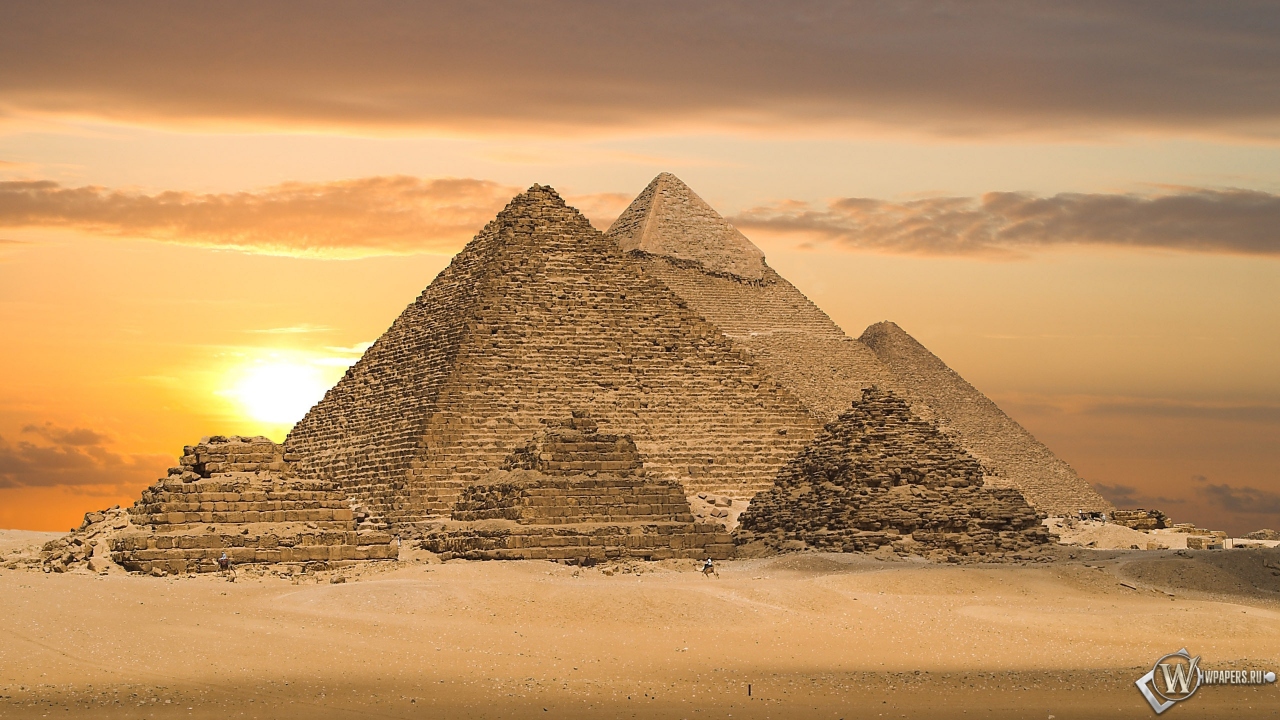 Египетские пирамиды 1280x720