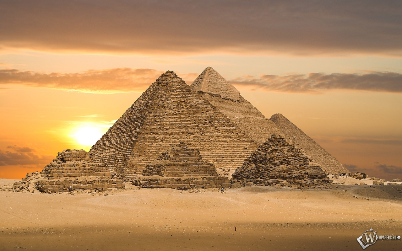 Египетские пирамиды 1280x800