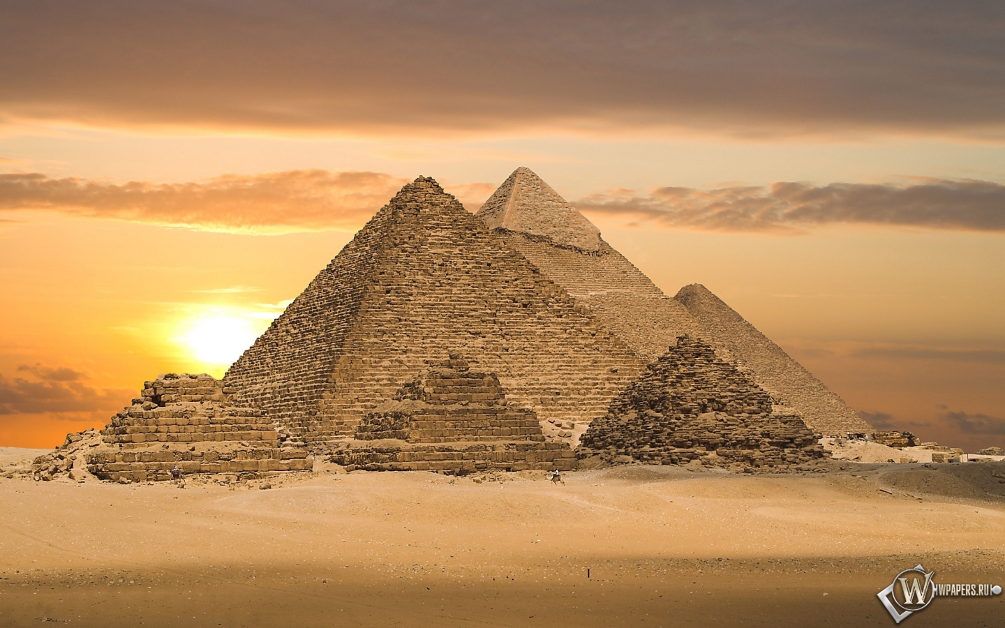Египетские пирамиды 1440x900
