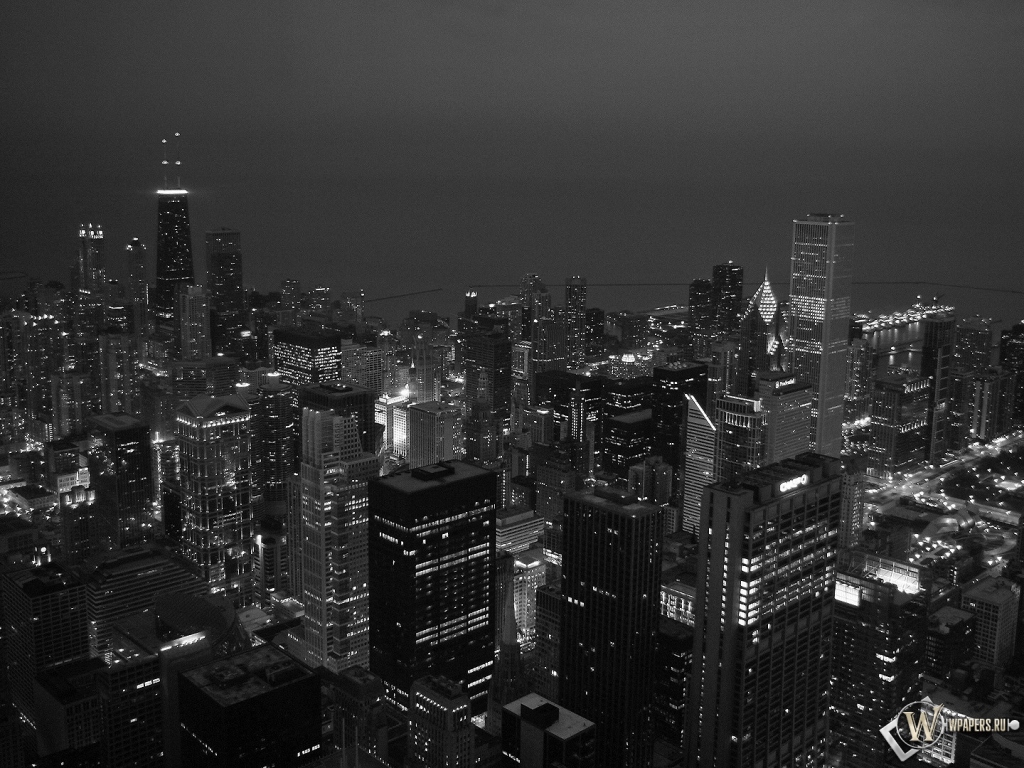 Вечерний Чикаго 1024x768