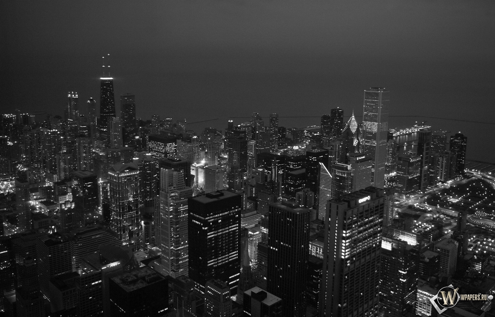Вечерний Чикаго 1600x1024