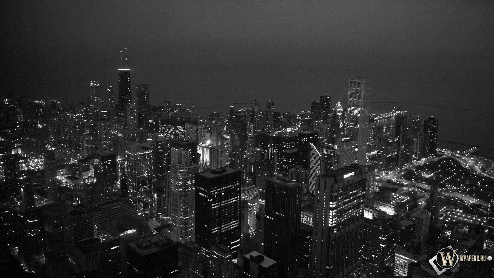 Вечерний Чикаго 1600x900