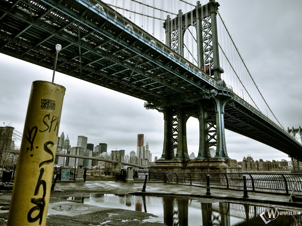 Манхэттенский мост 1024x768