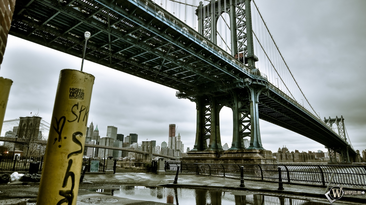 Манхэттенский мост 1280x720