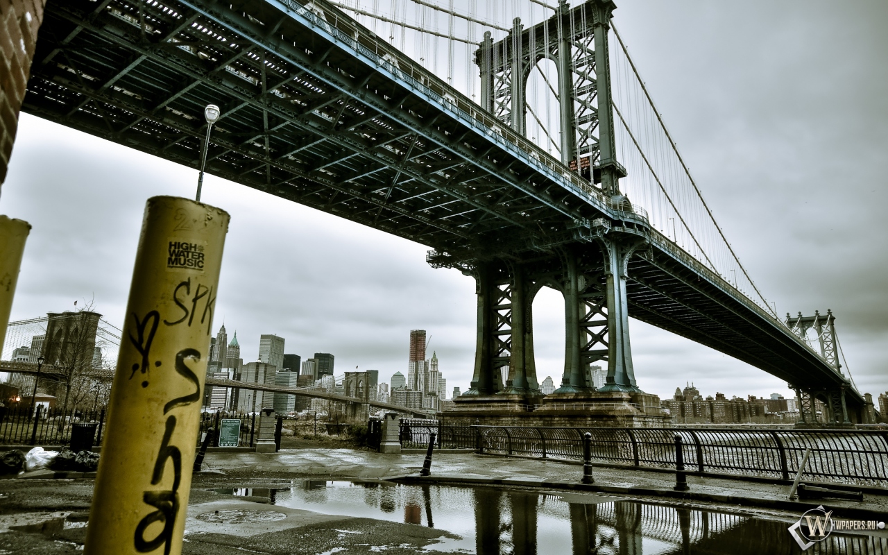Манхэттенский мост 1280x800