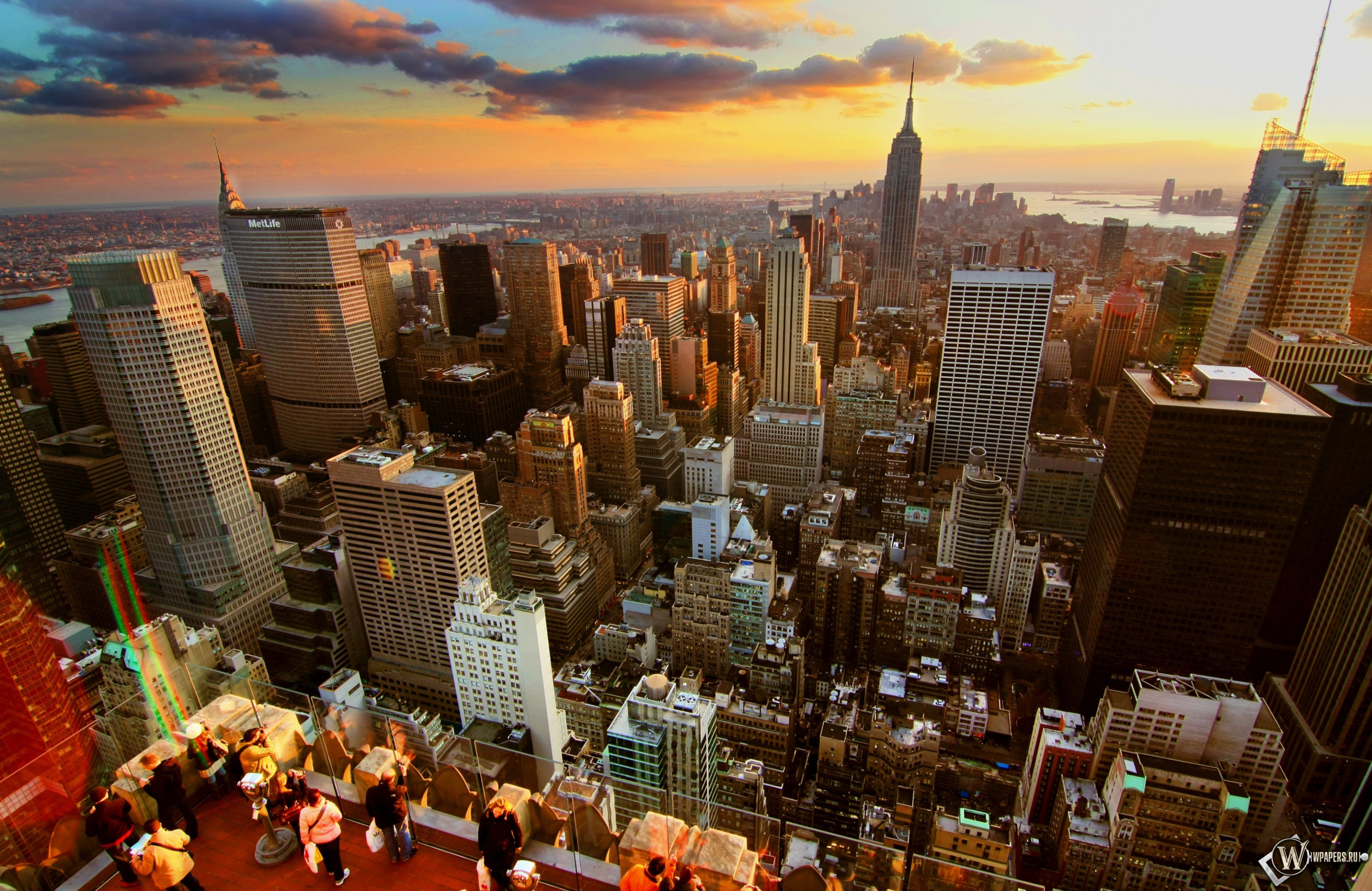 New-York City sunset 3024x1964