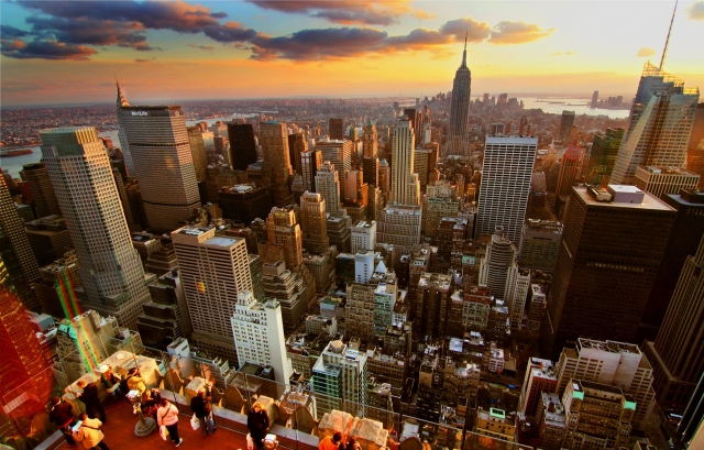 New-York City sunset