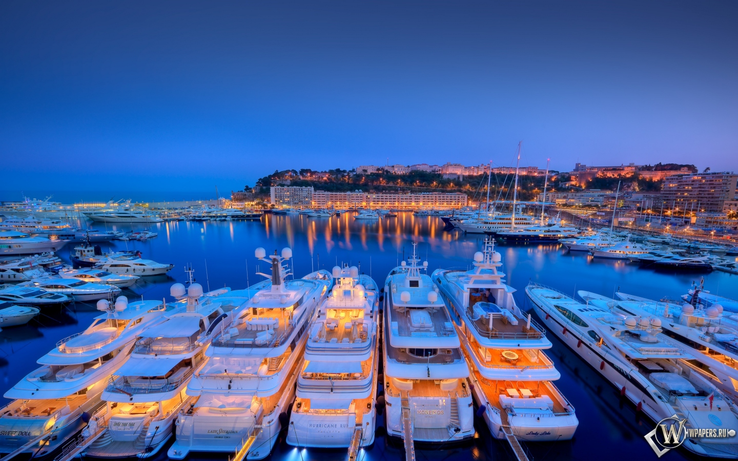 Яхты в Монако 1440x900