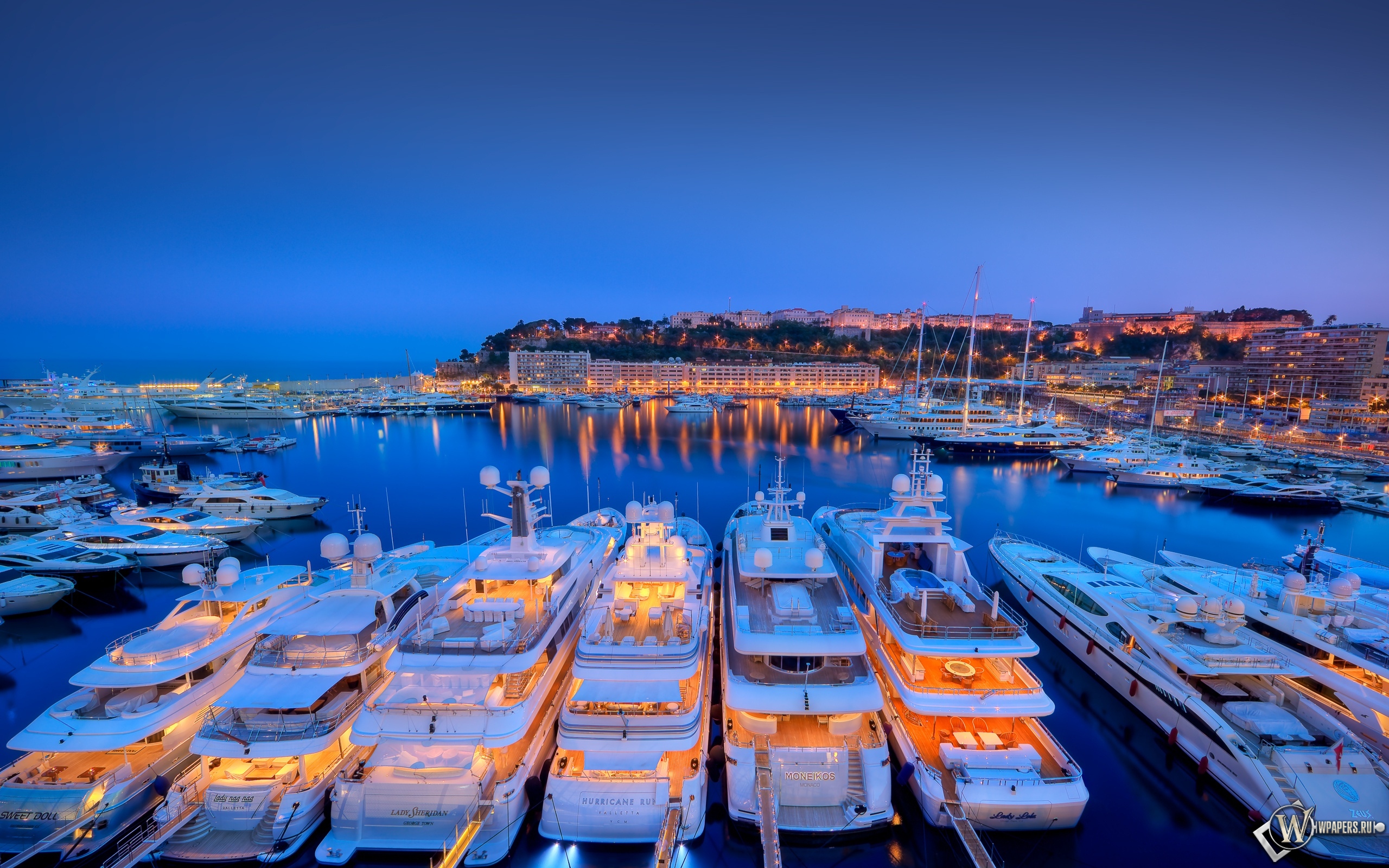 Яхты в Монако 2560x1600
