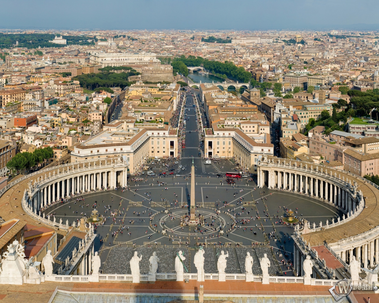 Площадь Святого Петра Ватикан 1600x1280