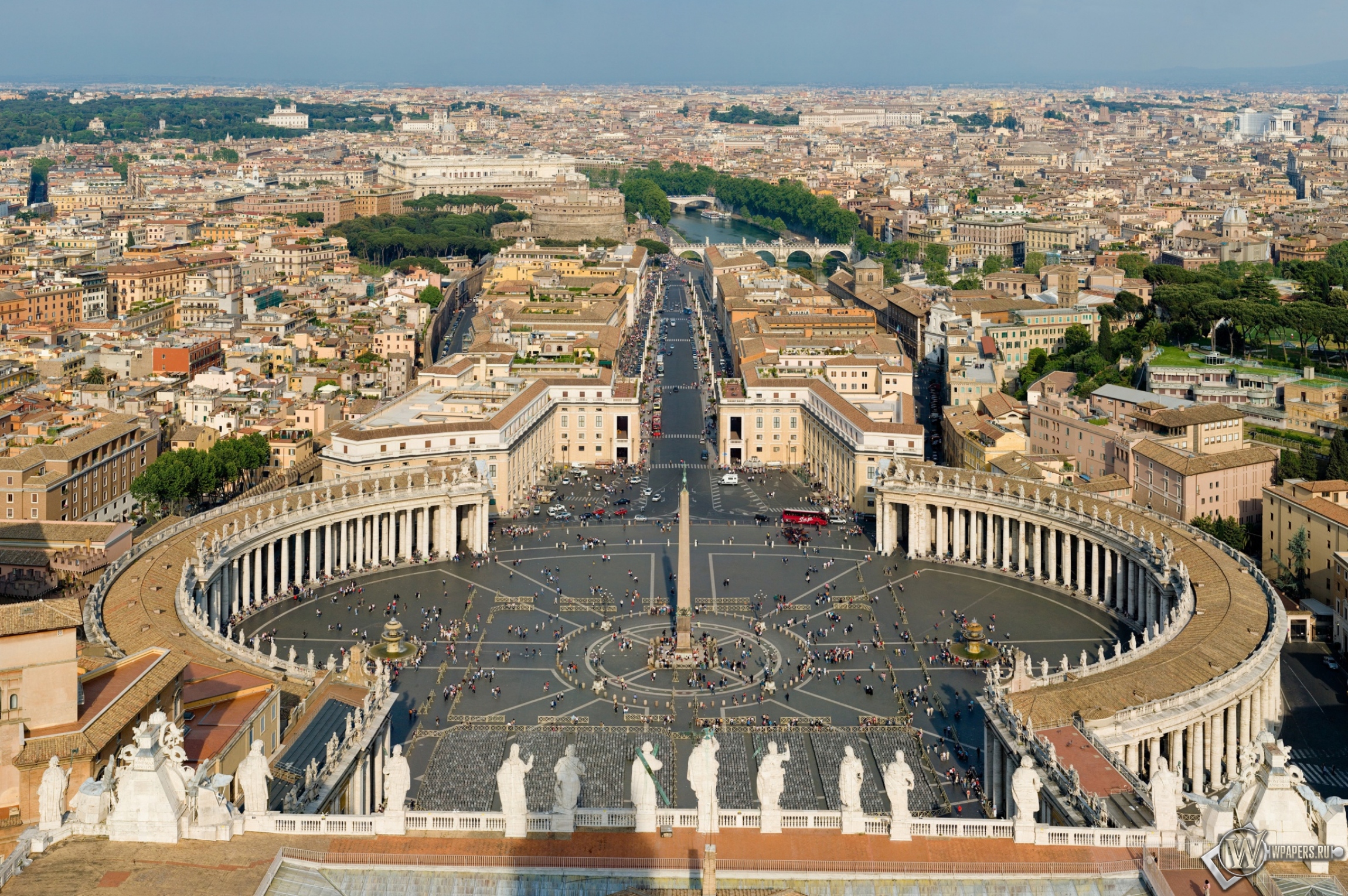 Площадь Святого Петра Ватикан 2300x1530