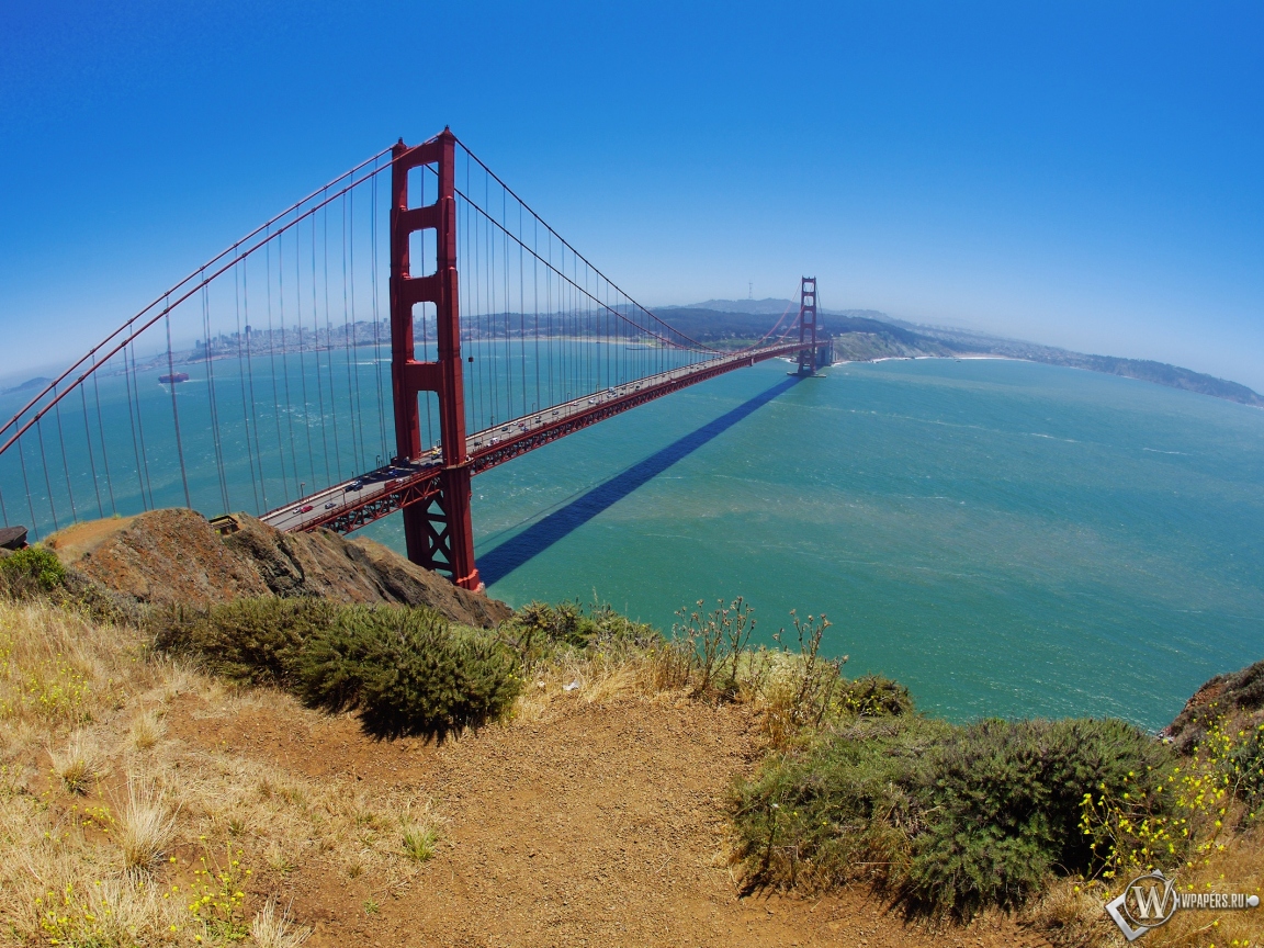 Мост Золотые ворота Сан-Франциско 1152x864