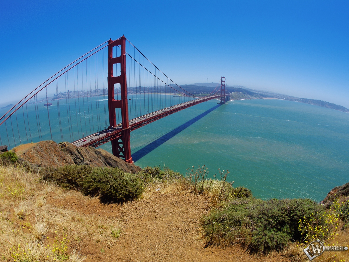 Мост Золотые ворота Сан-Франциско 1400x1050