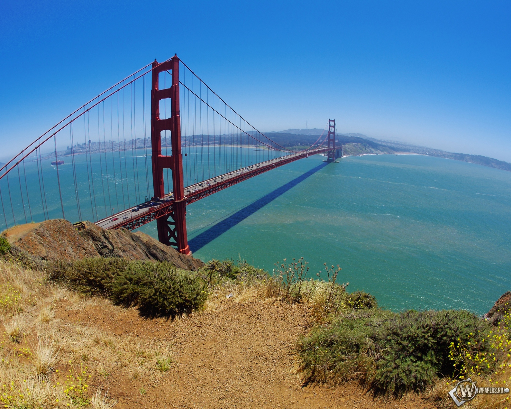 Мост Золотые ворота Сан-Франциско 2048x1638