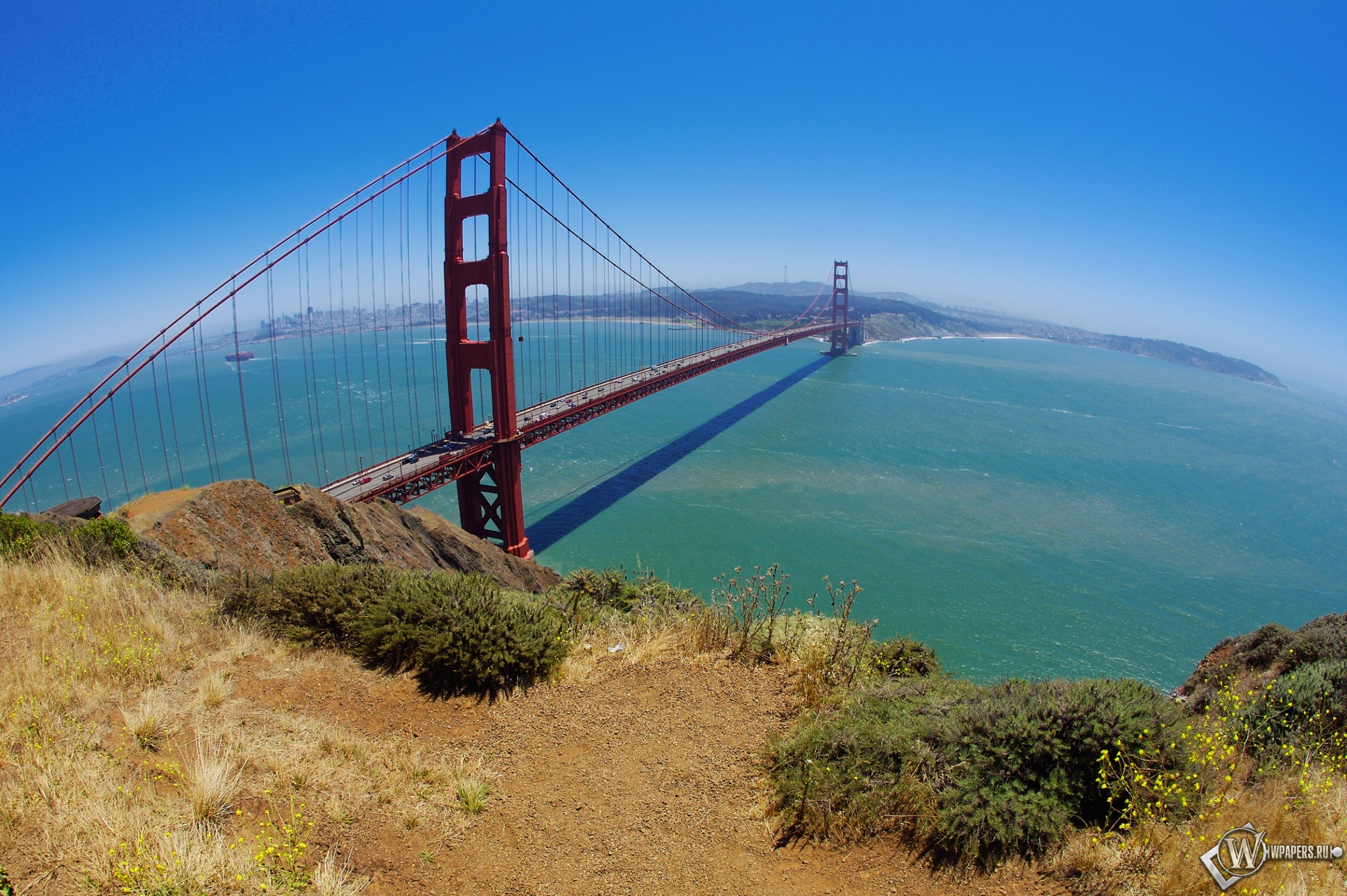 Мост Золотые ворота Сан-Франциско 2300x1530