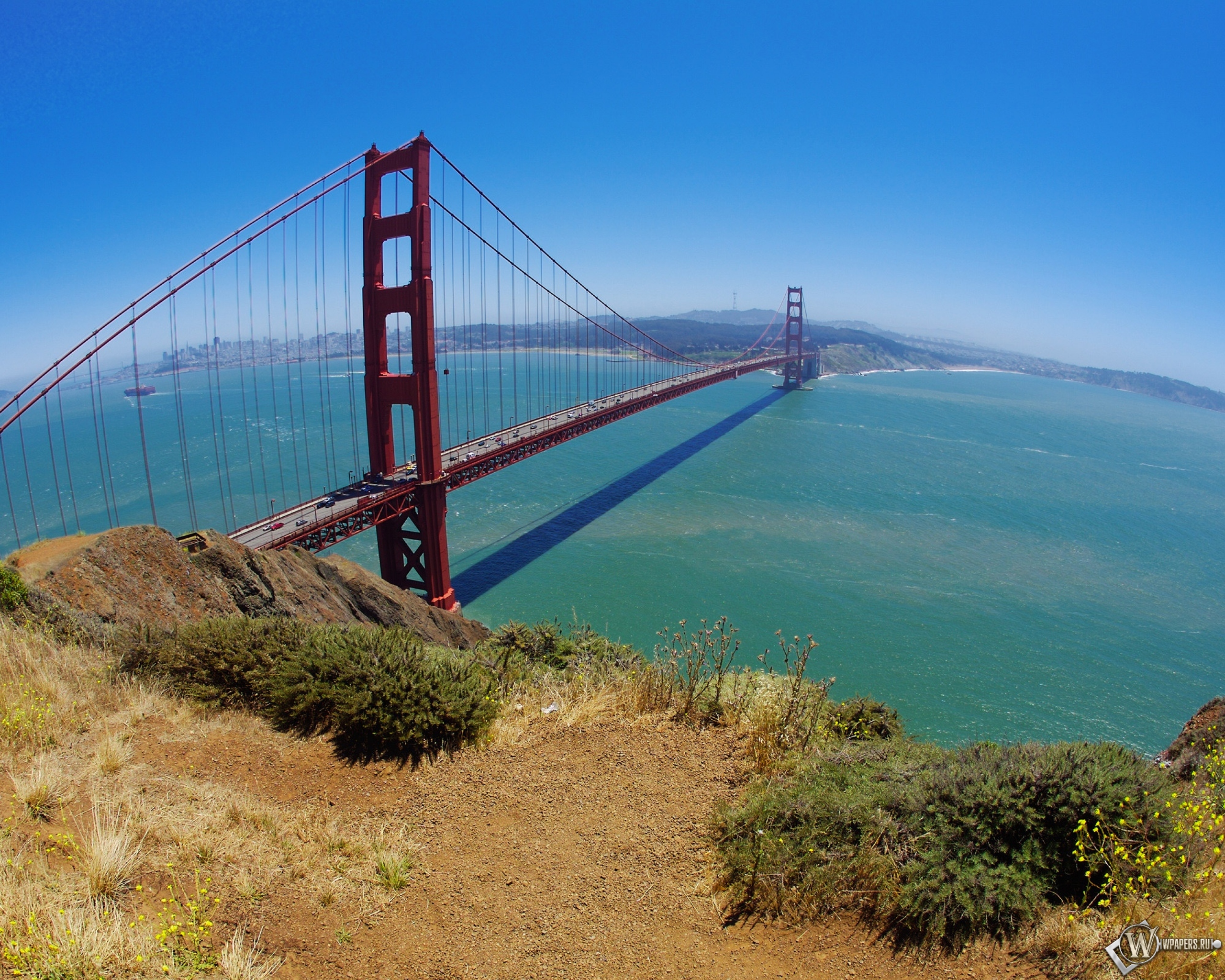 Мост Золотые ворота Сан-Франциско 2560x2048
