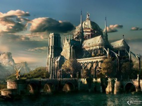 3D Город средневековья