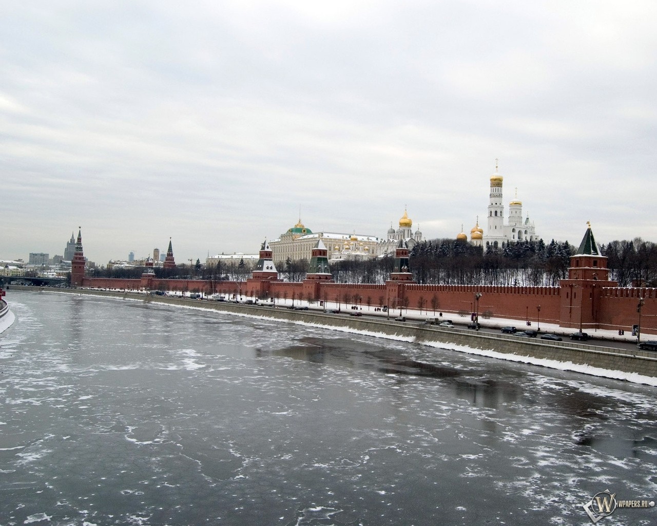 Вид на кремль (Москва) 1280x1024